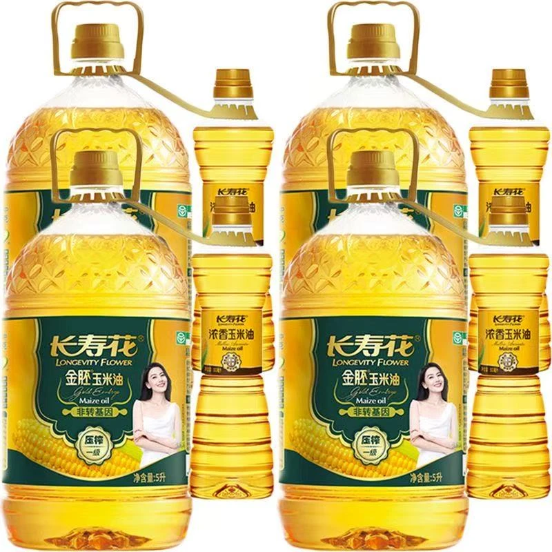 金胚玉米油5L+500ml浓香*4纯正玉米油