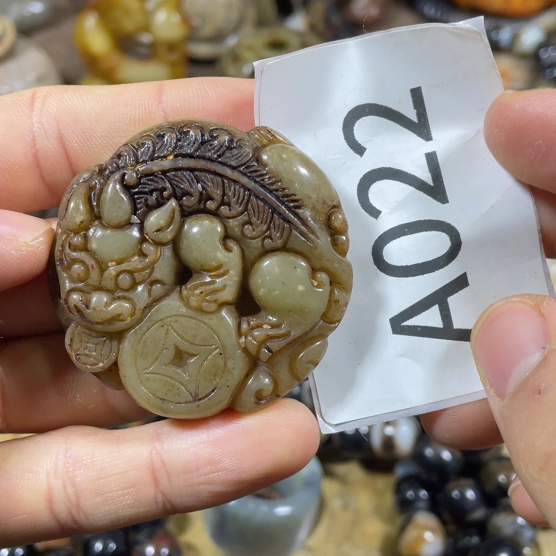 和田玉吊坠(不含链)未镶嵌