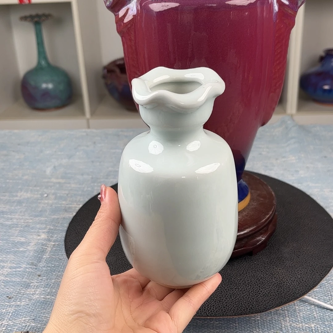 瓷片花器摆件精品