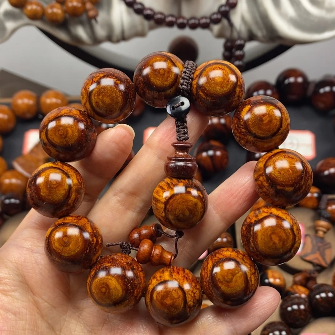 【闪购商品】黄花梨/降香黄檀2.0黄金底双面天眼