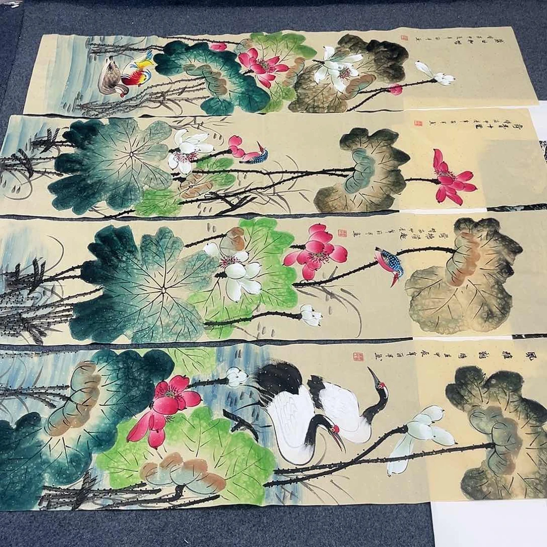 国画宣纸国画纯手绘作品