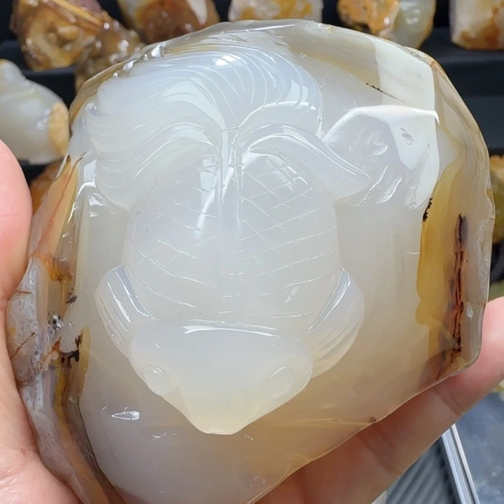 玛瑙/玉髓合金摆件