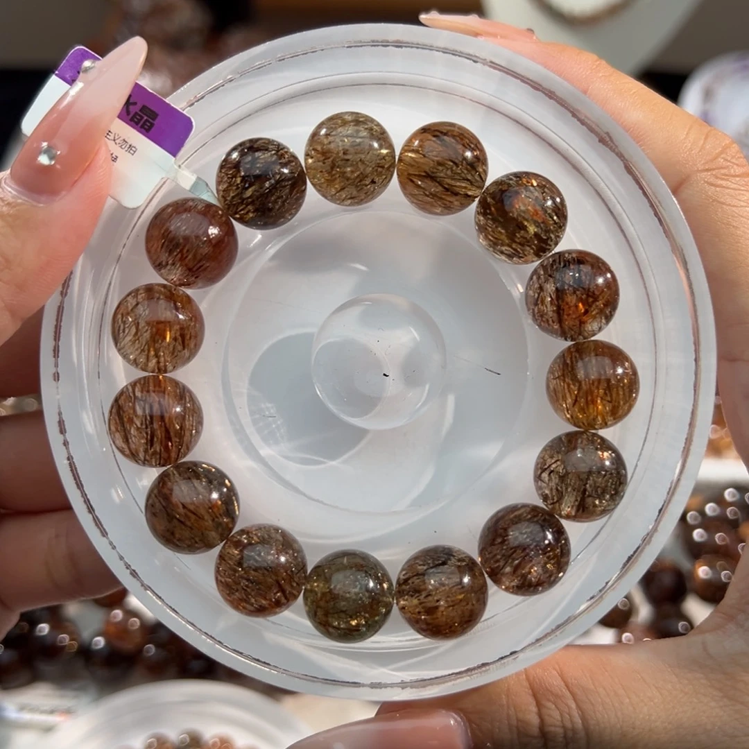 未镶嵌手链水晶黑金超七13