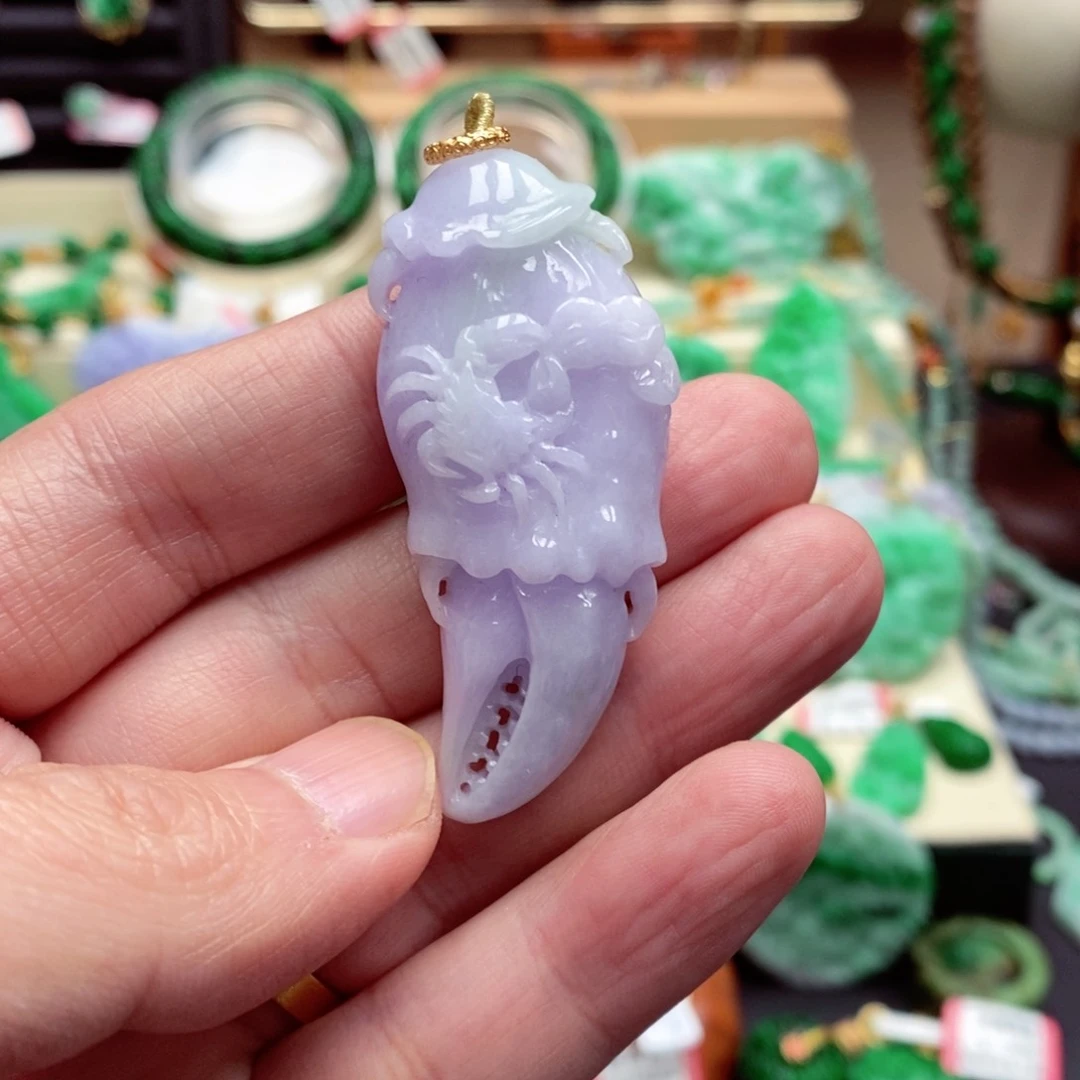 颈饰未镶嵌翡翠翡翠吊坠