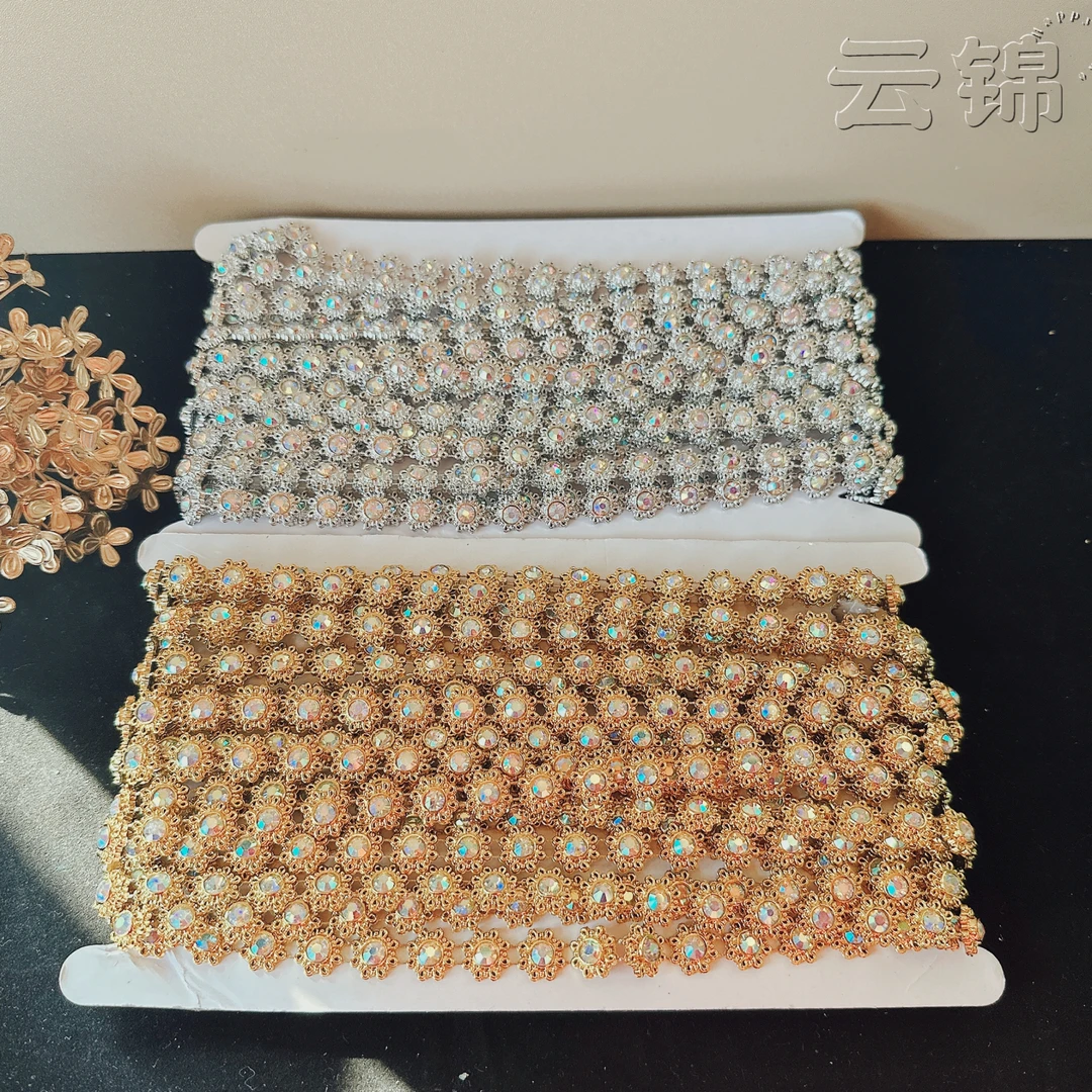 云锦太阳花苗族金银手工衣线匡装饰饰品配件diy少数民族