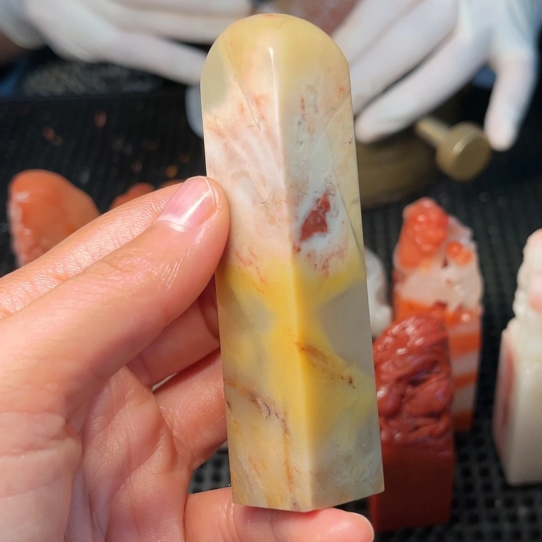 寿山石印石这么早还没有吃饭呀