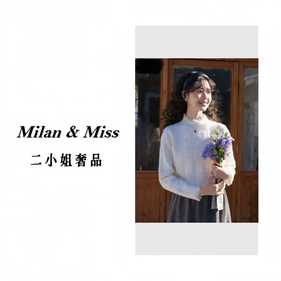 精致主义&秋冬半高领气质百搭打底衫上衣女6051