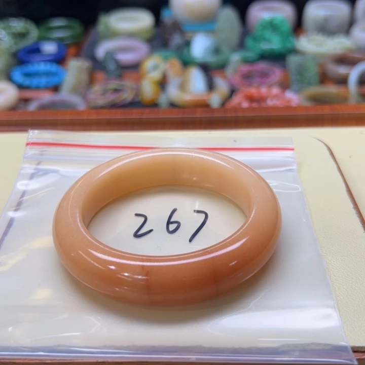 未镶嵌手镯石英质玉棉****笑267