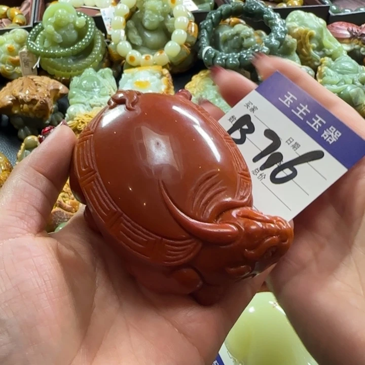 透闪石质玉手把未镶嵌?****空