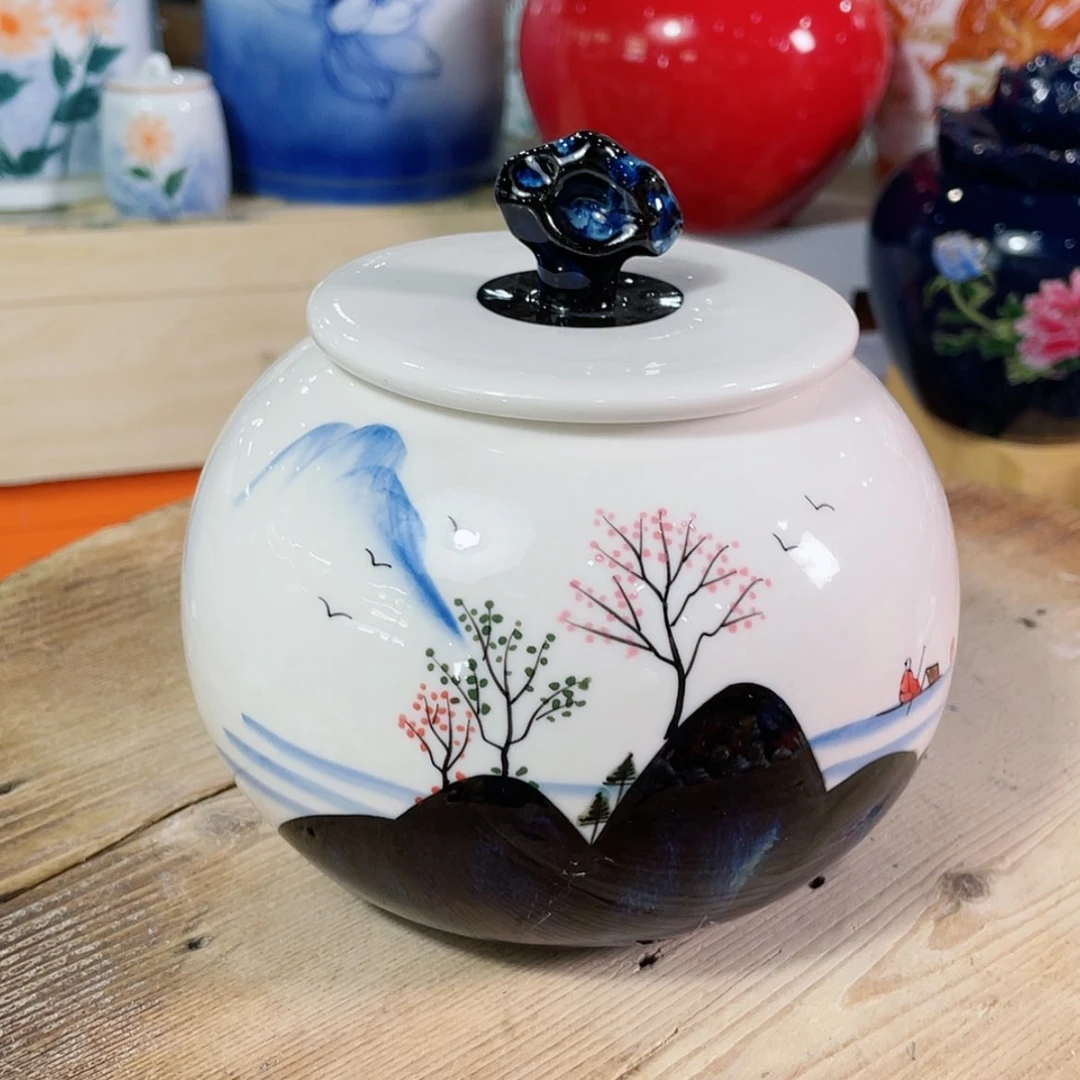 【闪购商品】罐陶瓷茶叶罐密封罐