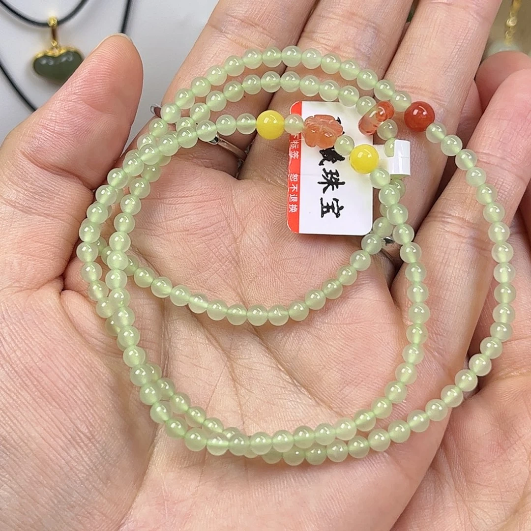 南***·和田玉未镶嵌手链