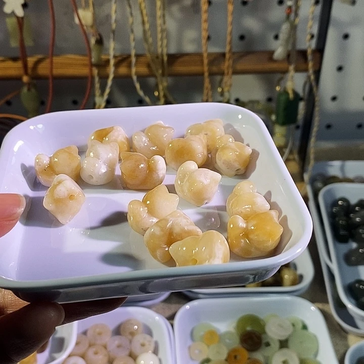 和田玉未镶嵌手链微瑕发2打包288元