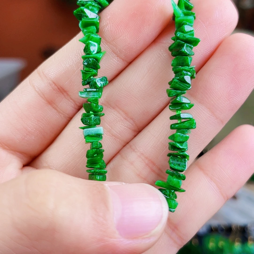 翡翠未镶嵌耳饰饰品