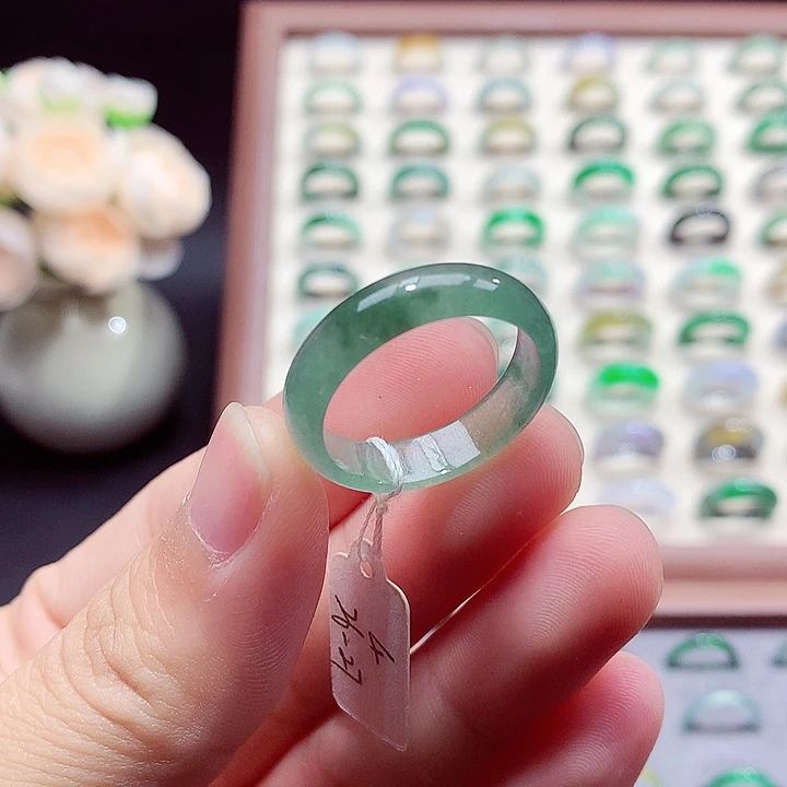 翡翠未镶嵌戒指26-27号