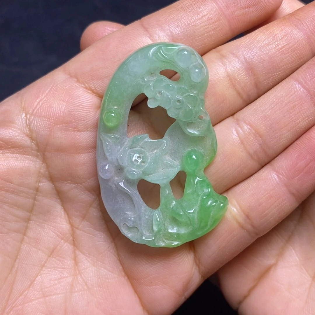 吊坠白玉菩提精品玉