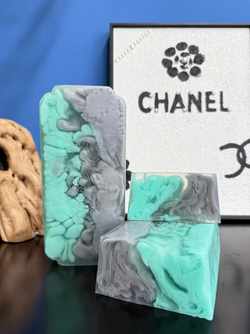 名媛纪蓝云杉香柏精油皂