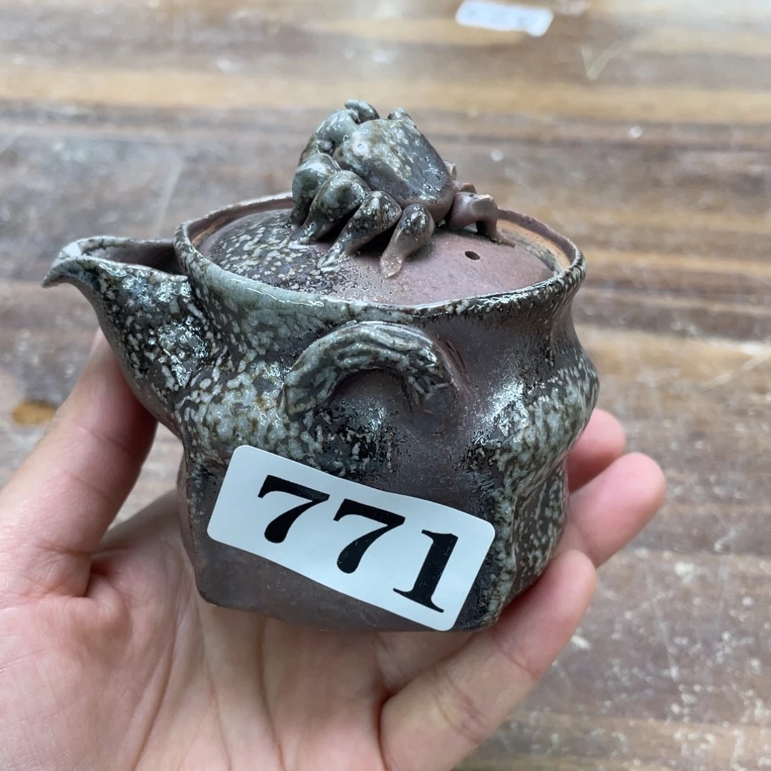 陶纯手工柴烧茶壶茶具瑕瑕