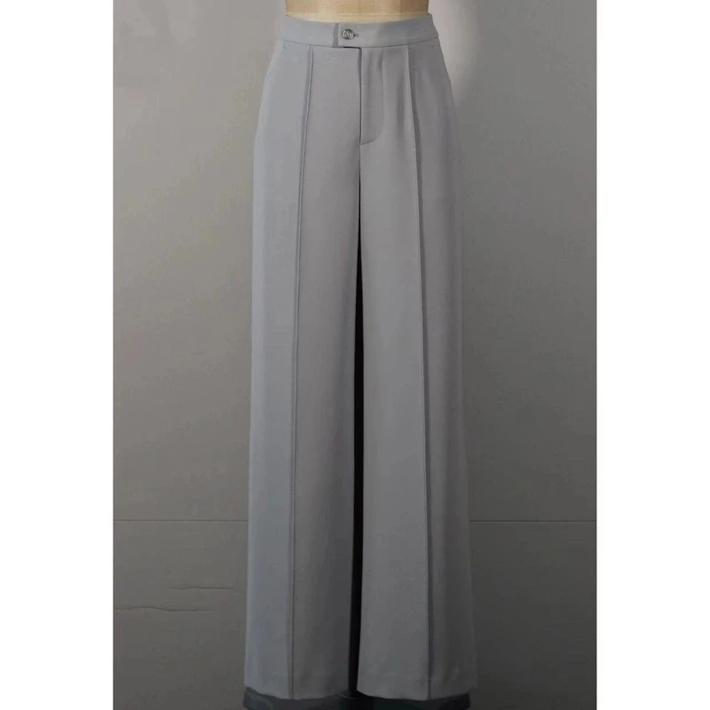 AMASS/阿玛施设计感简约显瘦时尚高腰阔腿直筒长裤510050