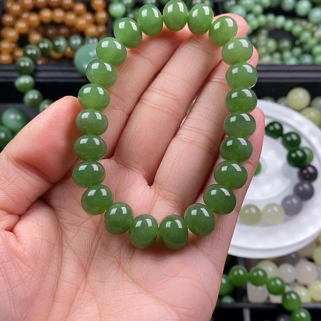 和田玉（碧玉）未镶嵌珠宝半成品