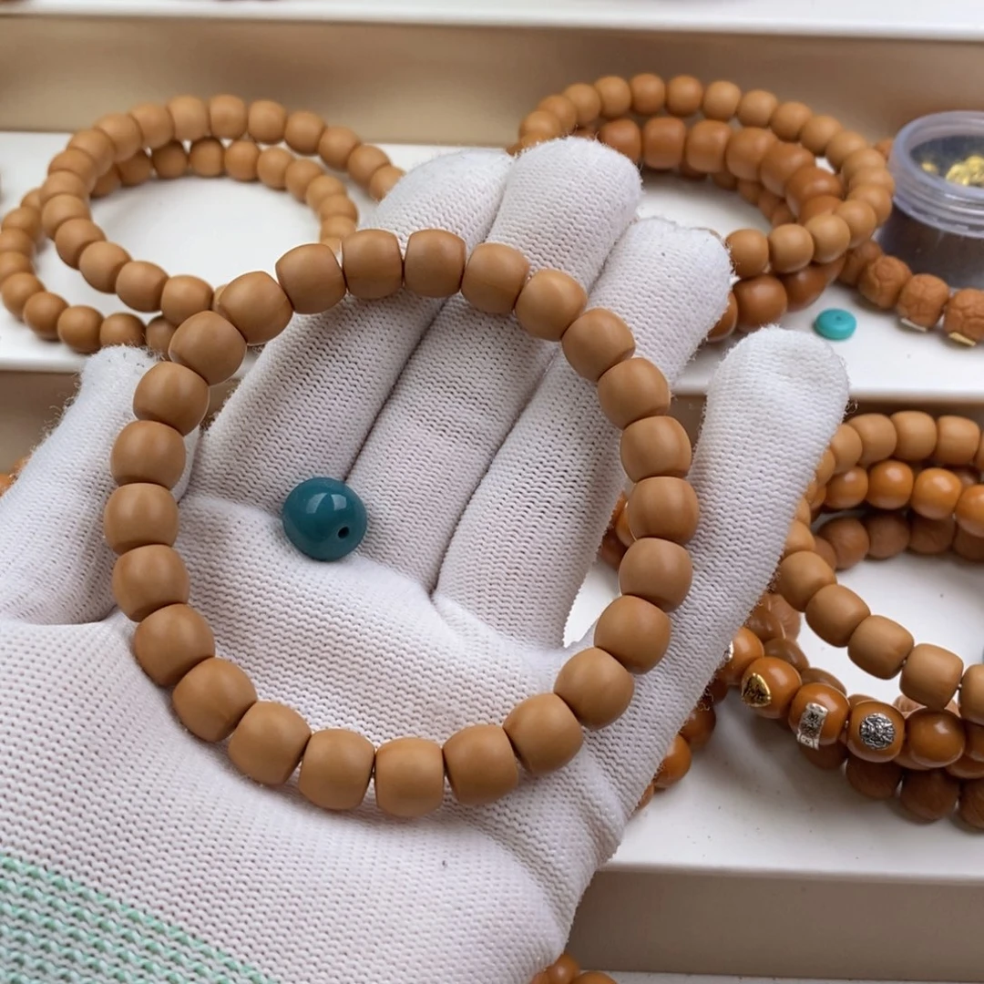 猴头核桃手串哑光直切