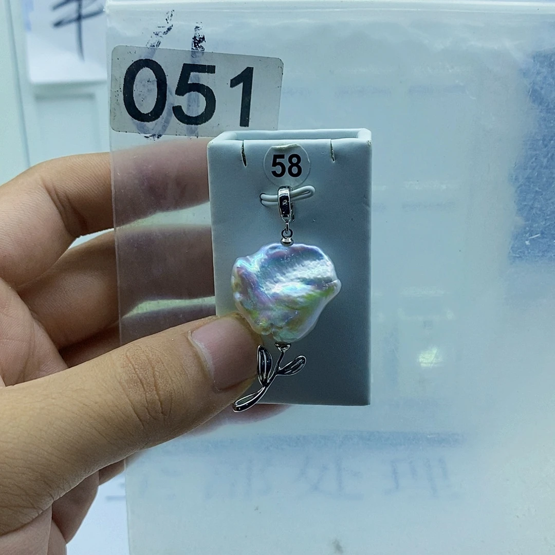 颈饰合金淡水珍珠