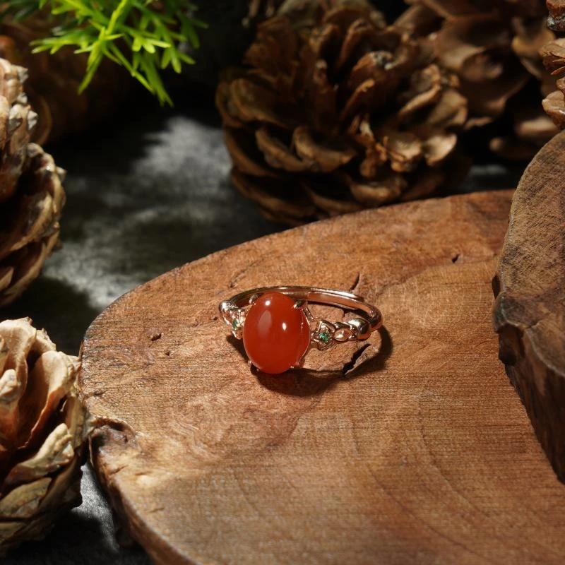 【香掌柜】南红戒指【发一件】