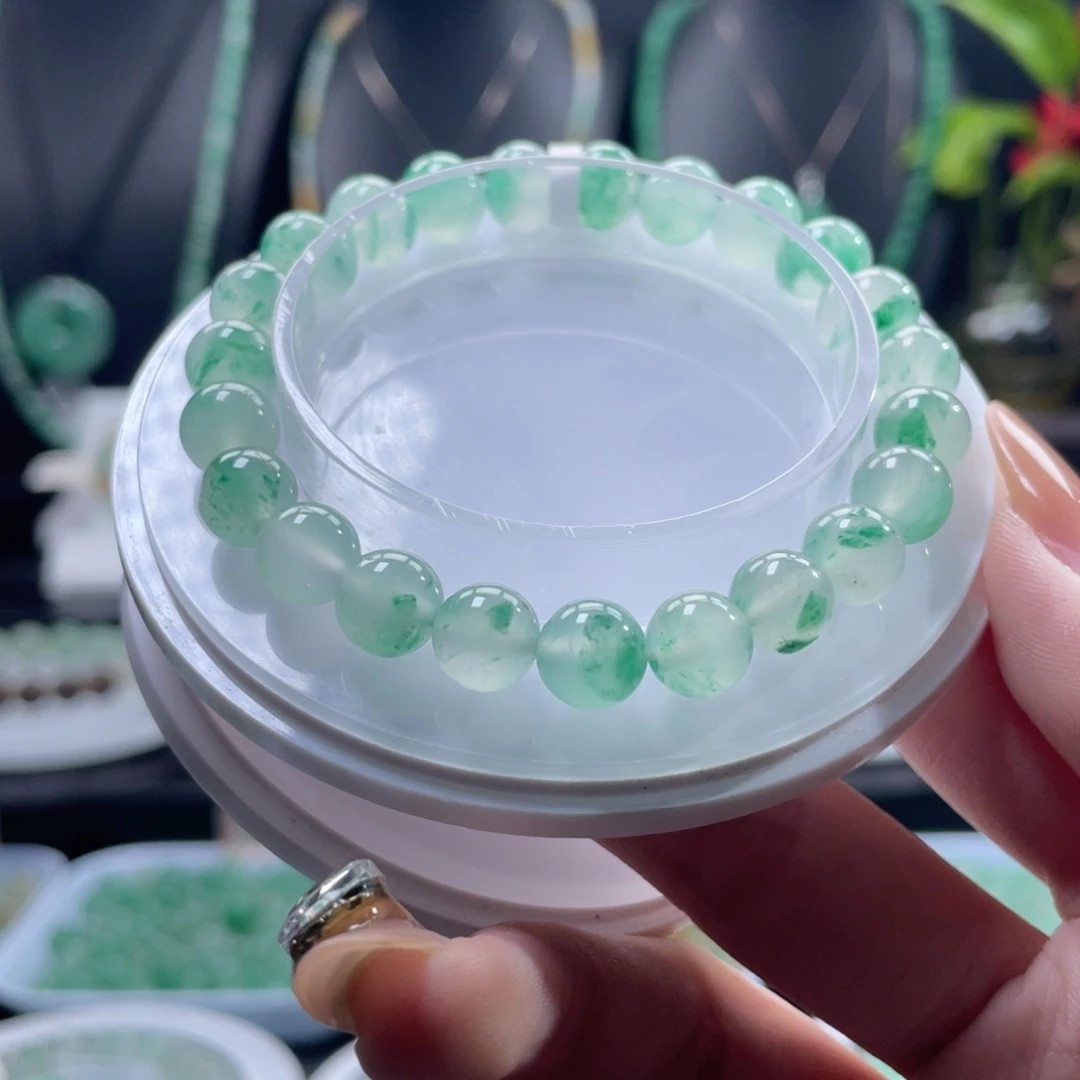 石英质玉（非洲翠）未镶嵌手串