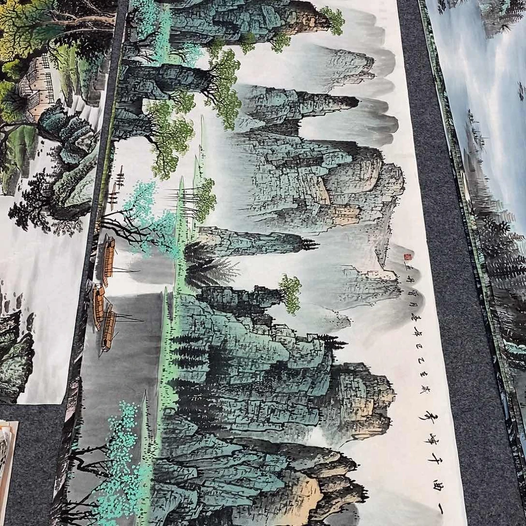 国画画画真的画的画
