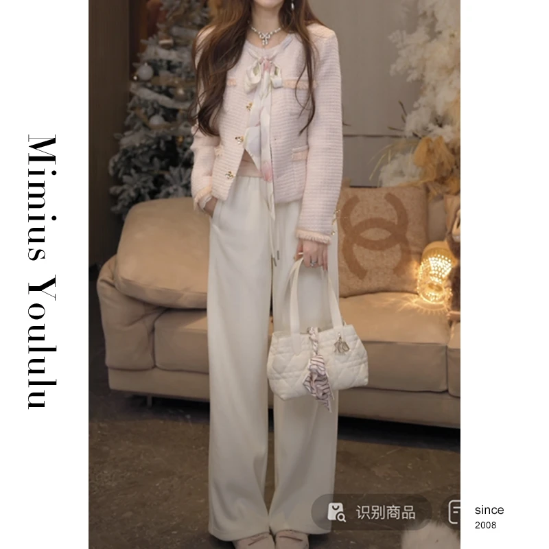 【mimius】七七 早春款富家千金小香风外套+半裙 汉服 F11335