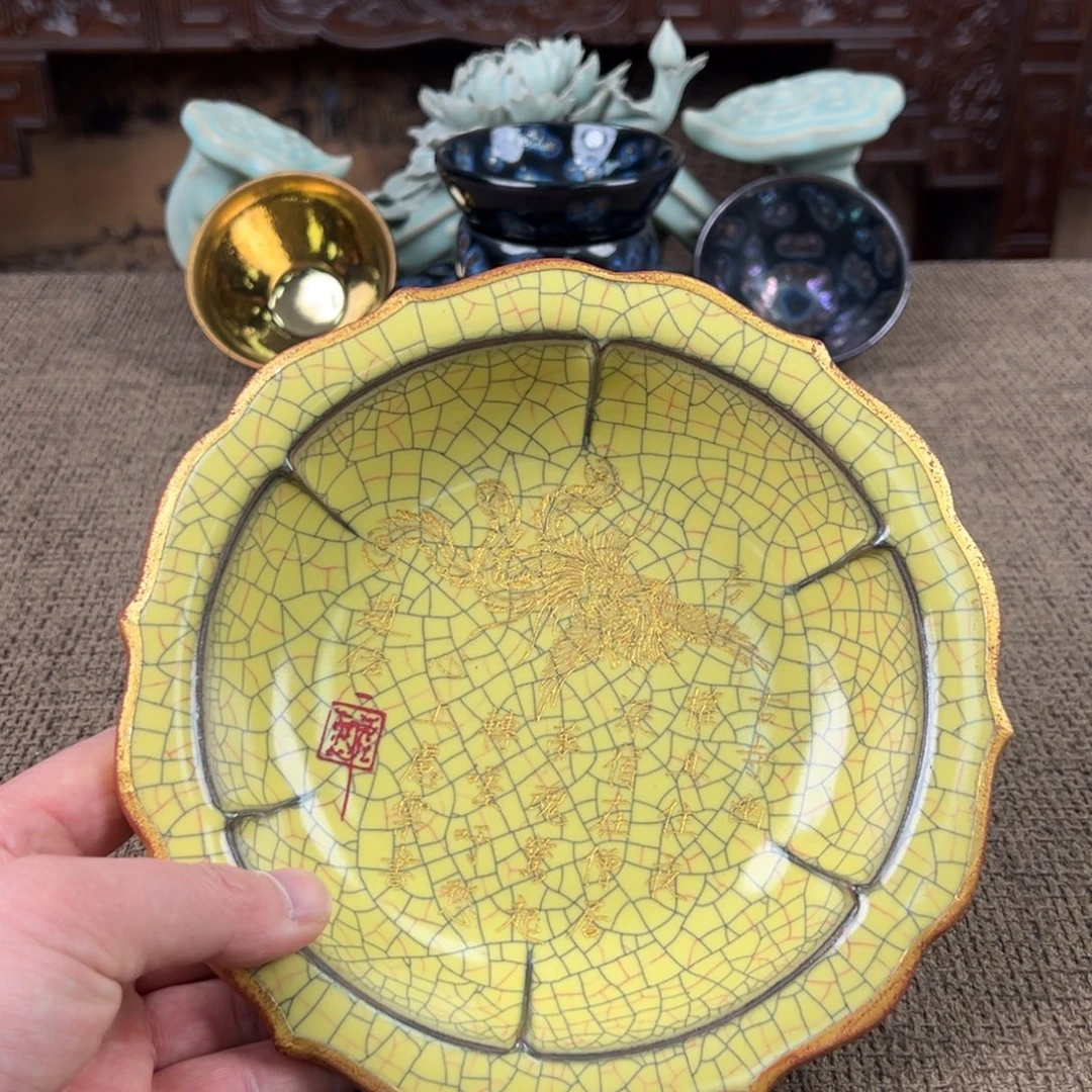 瓷片正能量陶瓷艺术品