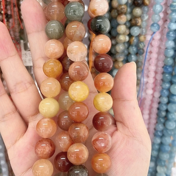 玛瑙/玉髓手链合金115彩兔毛10