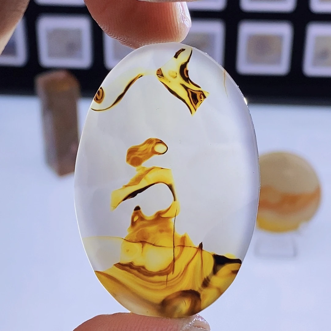 玛瑙/玉髓未镶嵌吊坠(不含链)314