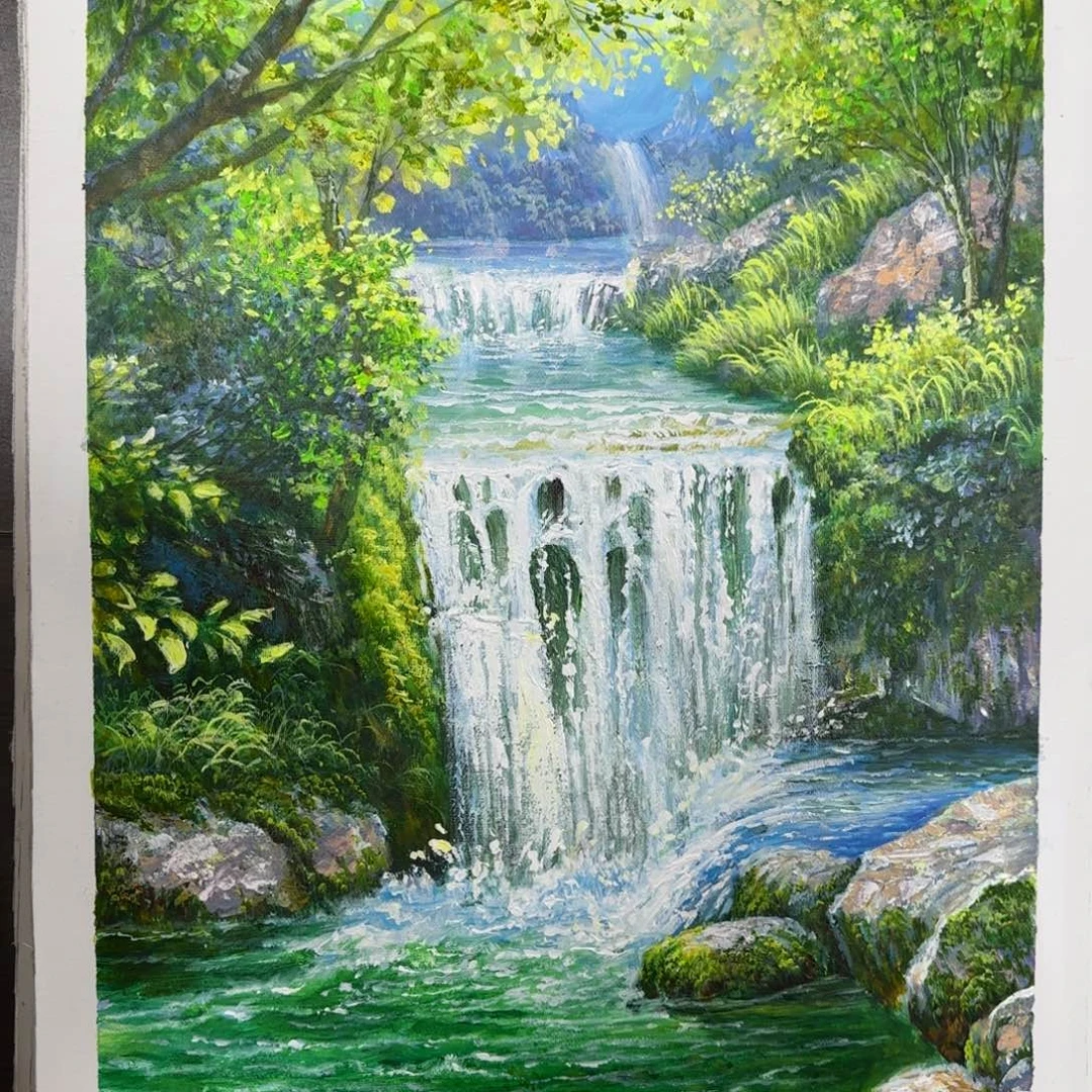 油画加油加油努力加油加油