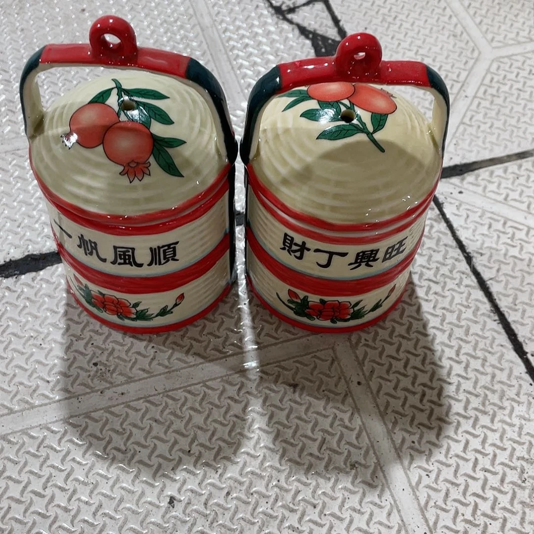 瓷微瑕陶瓷餐具家用 两个