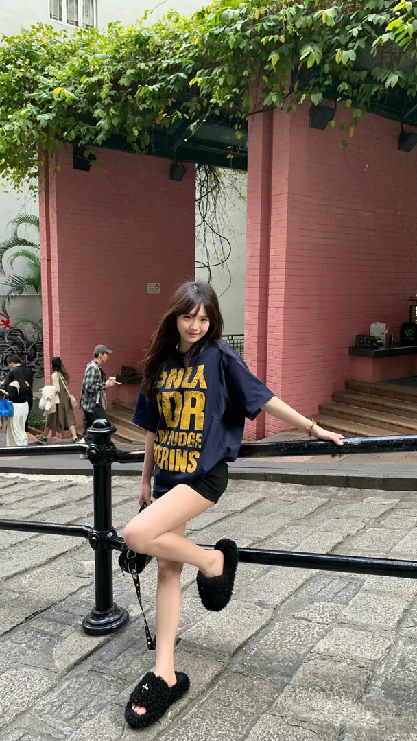 潮款旧大标识短袖T恤夏季美式运动宽松情侣上衣