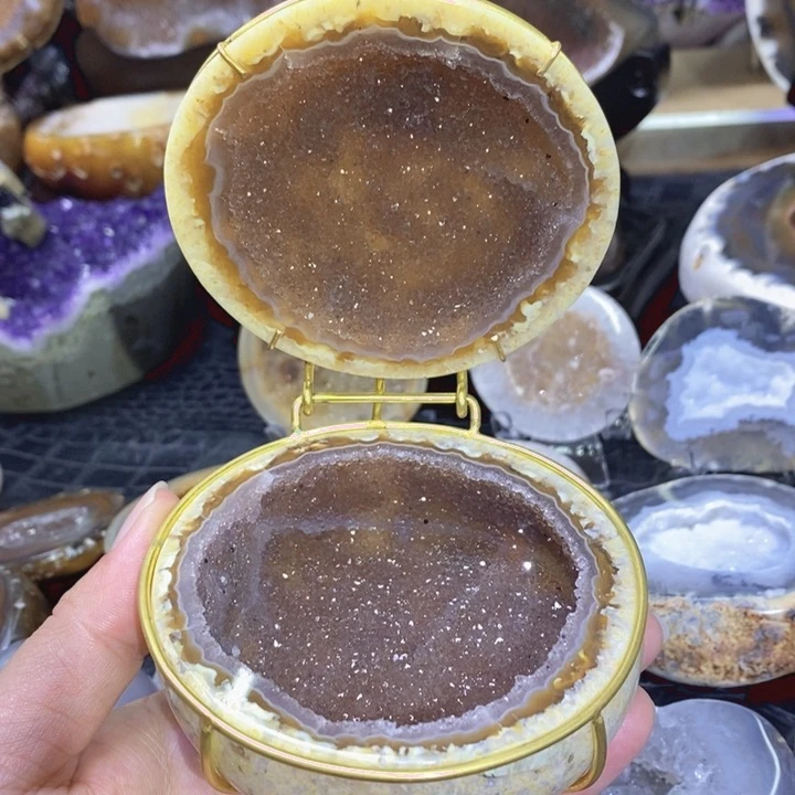 未镶嵌珠宝半成品紫晶精抛盆