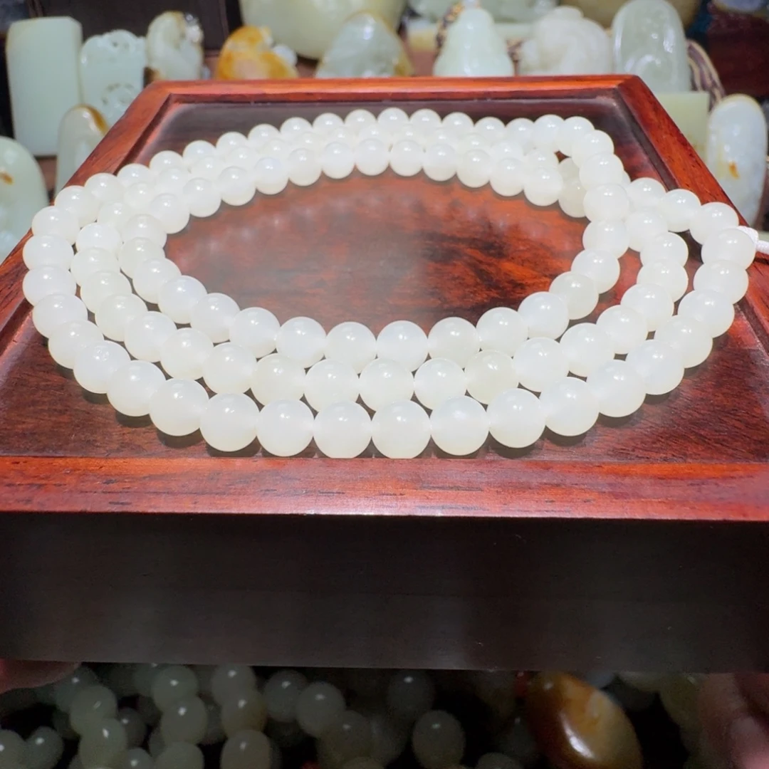 和田玉未镶嵌项链