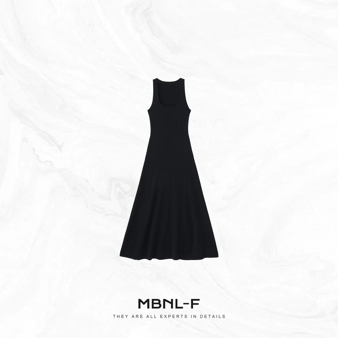 MBNL-F“法式肯豆裙” 绵羊毛混纺慵懒松弛感连衣裙 秦磊TH-QZ911