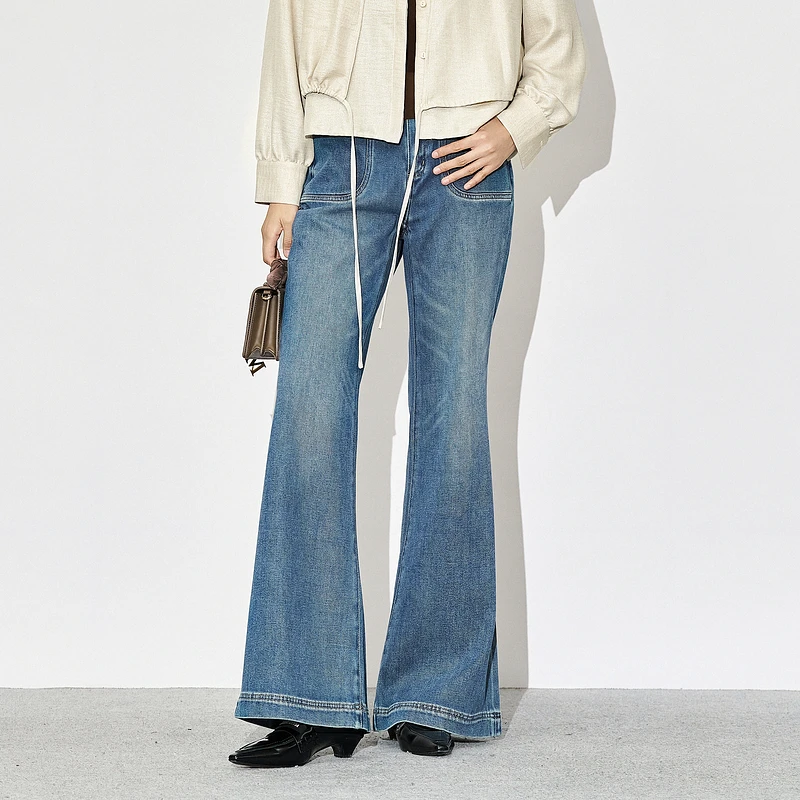 XK302027A119-XG雪歌24秋季新款牛仔裤