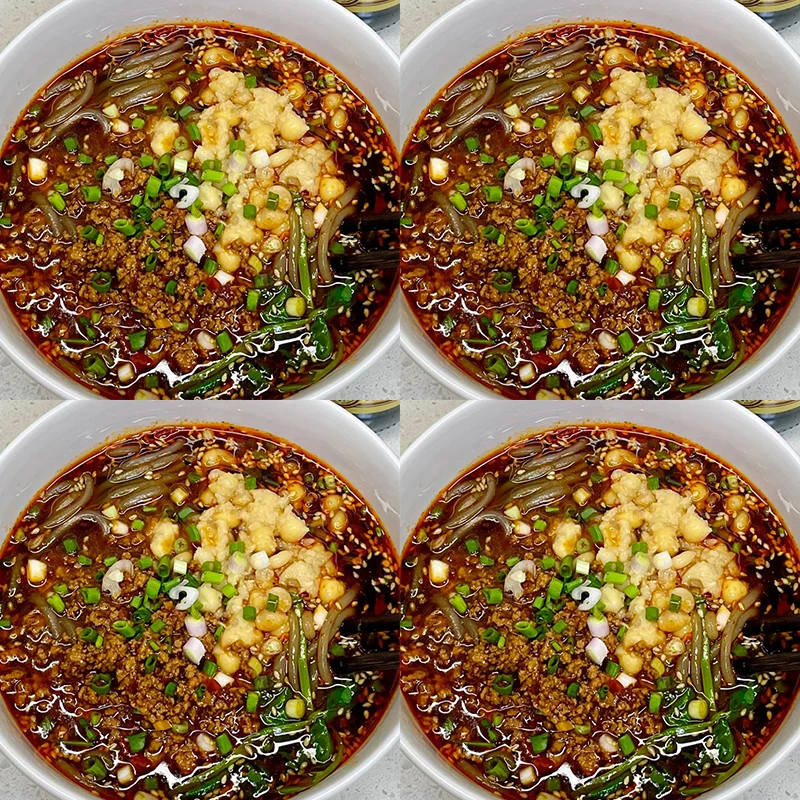 【买一箱送一箱】酸辣粉非油炸美食速食泡面红薯粉代餐酸辣粉丝批发