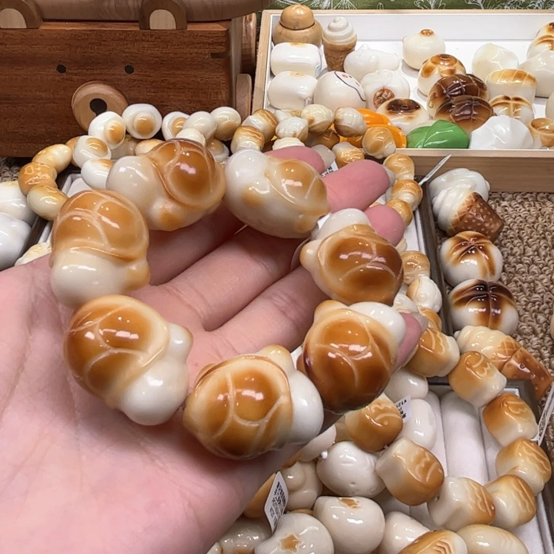 菩提根/象牙果手串9.29.38象牙果炭烤小乌龟