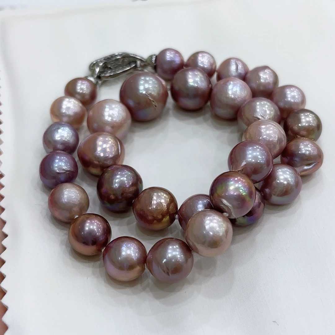 项链未镶嵌淡水珍珠12-18有核