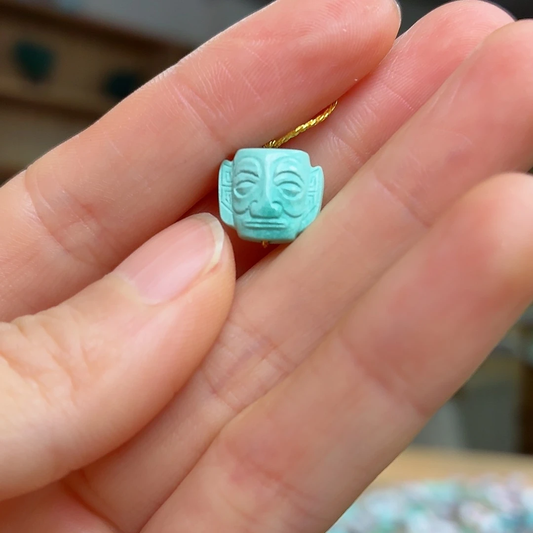 未镶嵌绿松石珠宝奇石