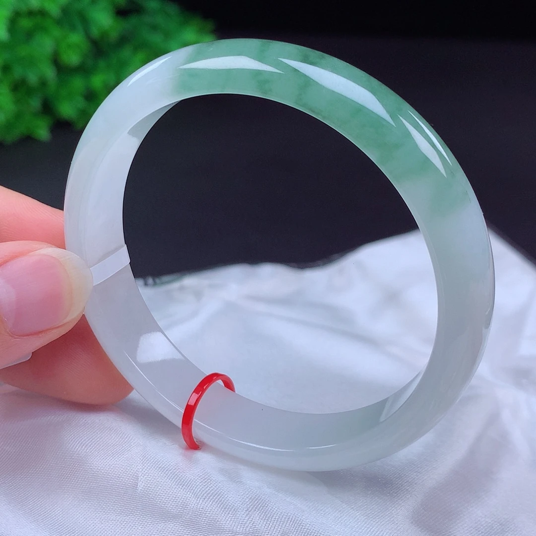 翡翠未镶嵌手镯57圈口431012