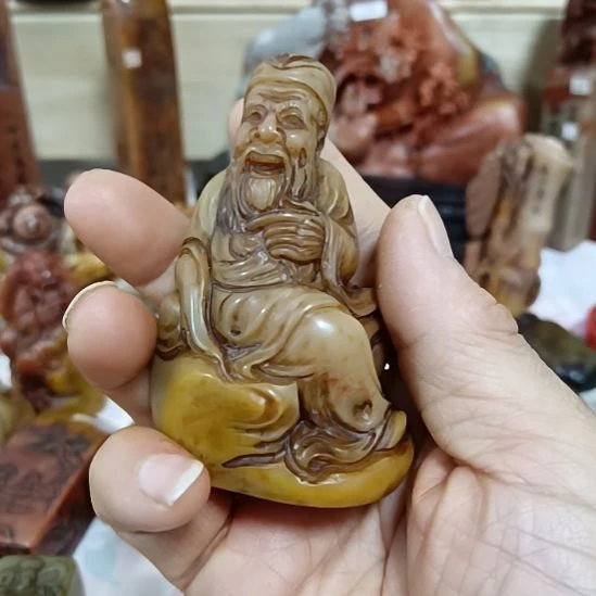 乞***业寿山石印石寿山石手工印章一每