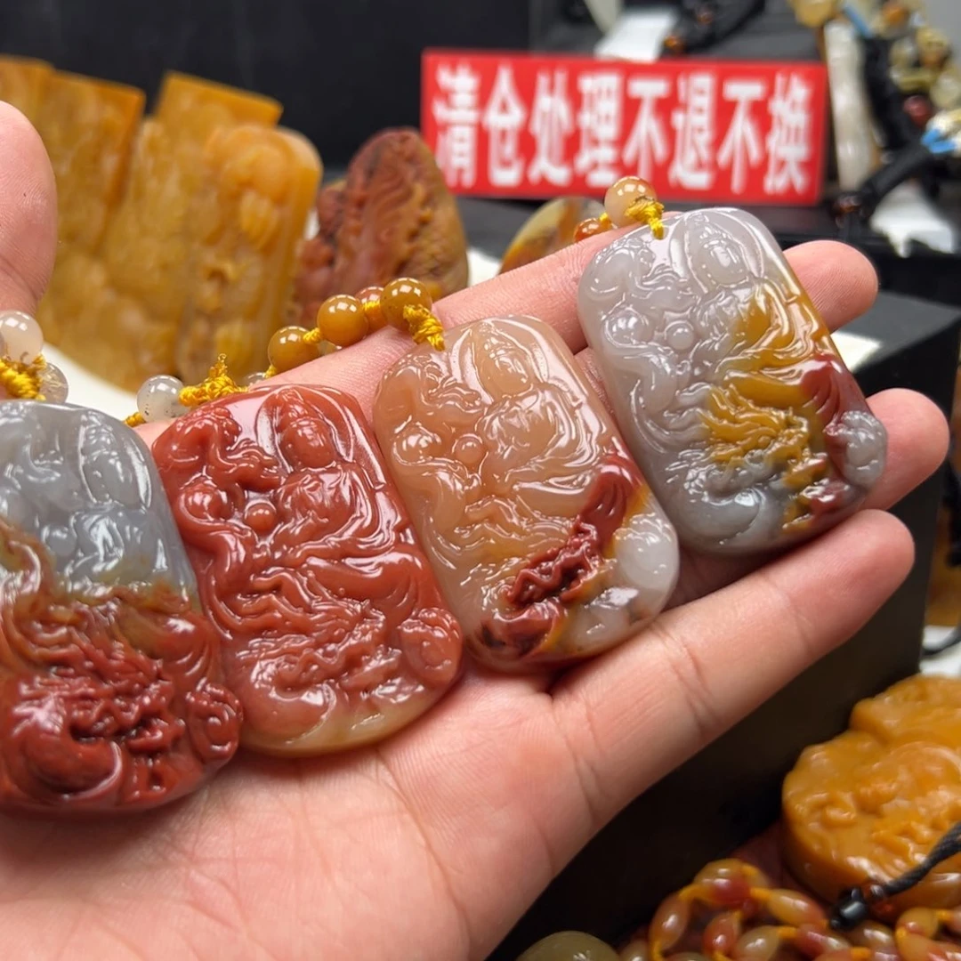 石英质玉（黄龙玉）未镶嵌多样性发货，发其一