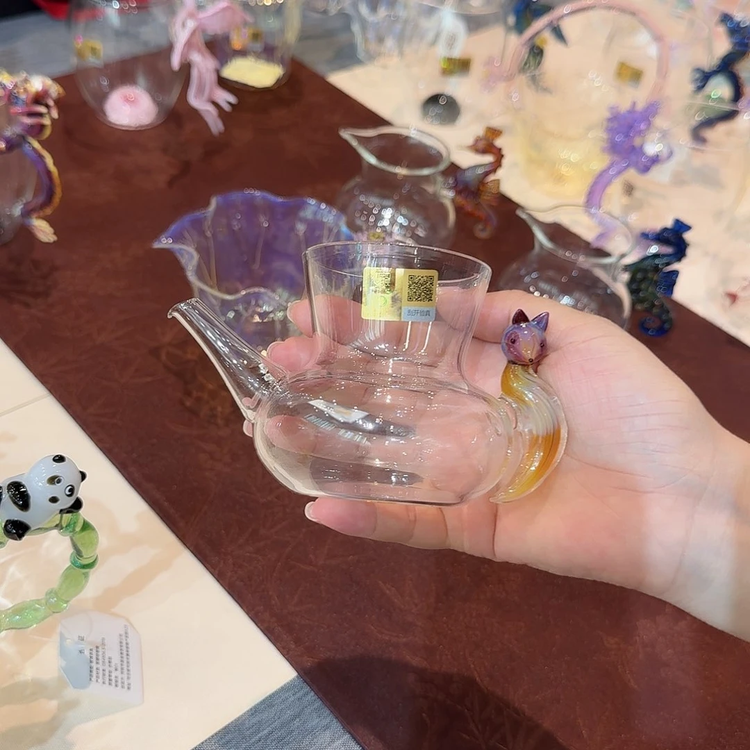 爱***天亚麻玻璃公道杯玻璃公道杯