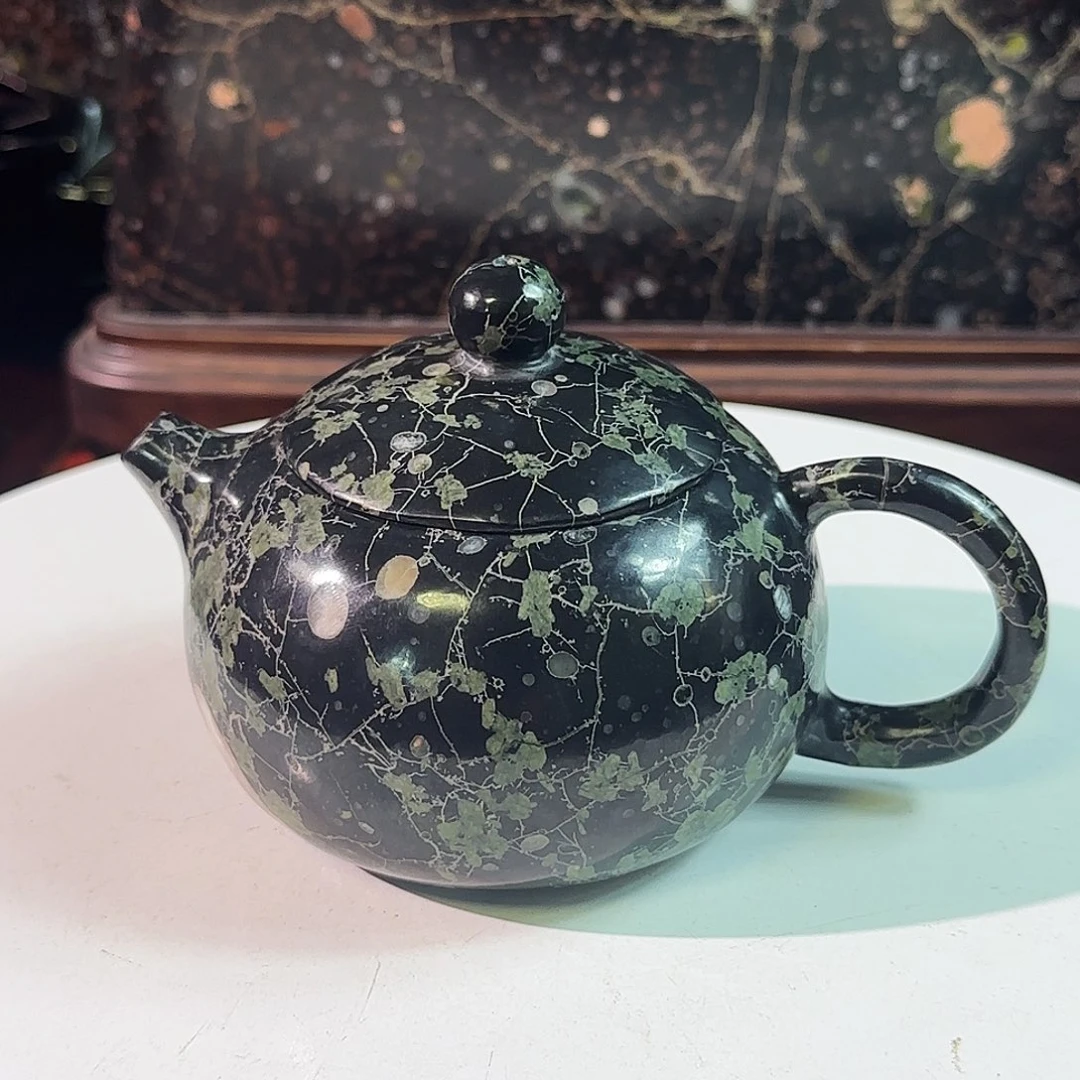 汝石梅花玉西施壶