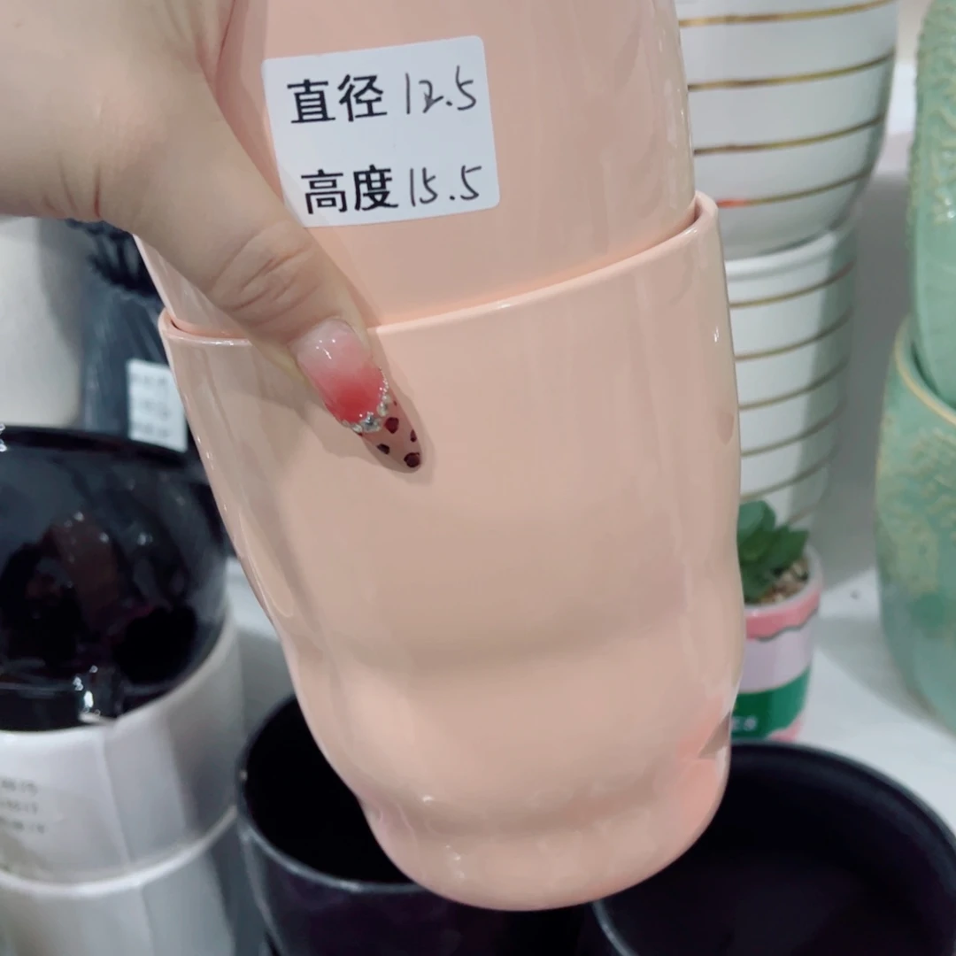 有孔，陶瓷花盆满10米包邮发货