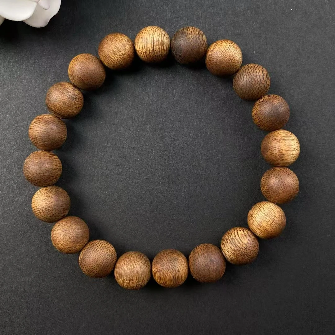 沉香【木丙】G002海南沉香1.0单圈圆珠手串（多样性发货一条）